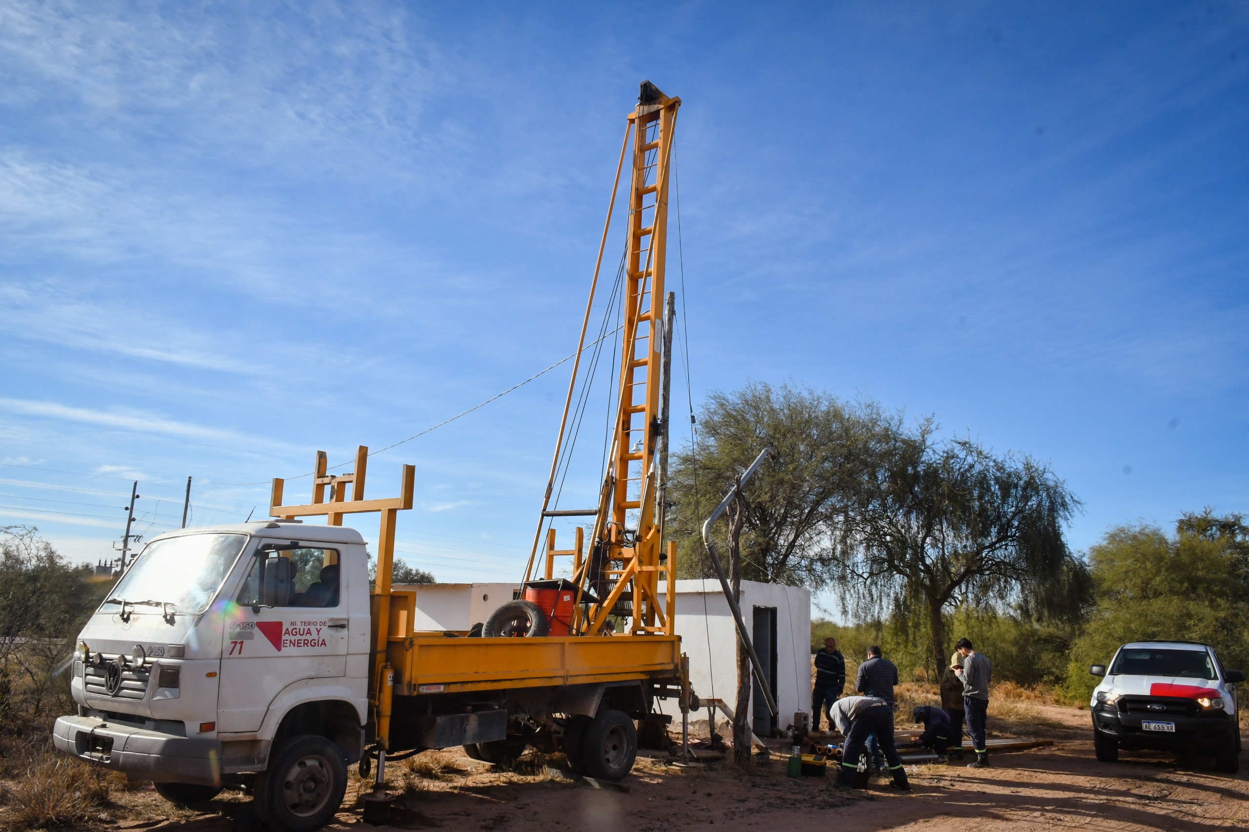 Patquía continúan obras para afrontar la emergencia hídrica