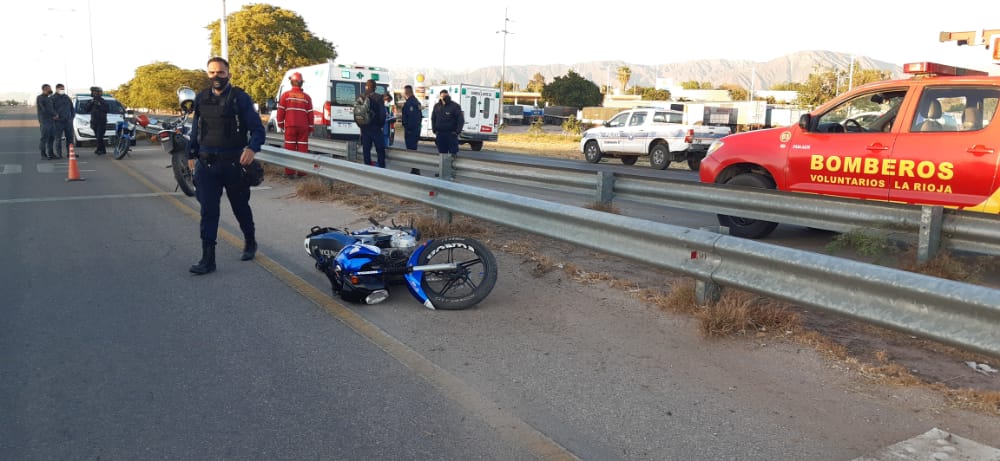 Motociclista Muri Tras Chocar Contra Guardarra L En Ruta Nacional