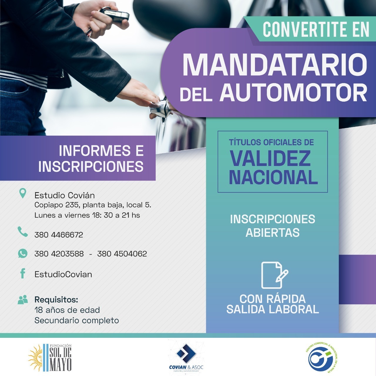 Inscripciones Abiertas Para El Curso De Mandatario Del Automotor 0379