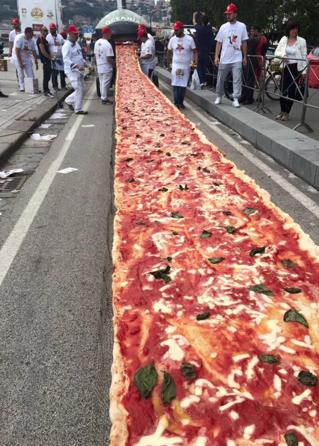 Se Preparara Hoy La Pizza Mas Larga Del Pais