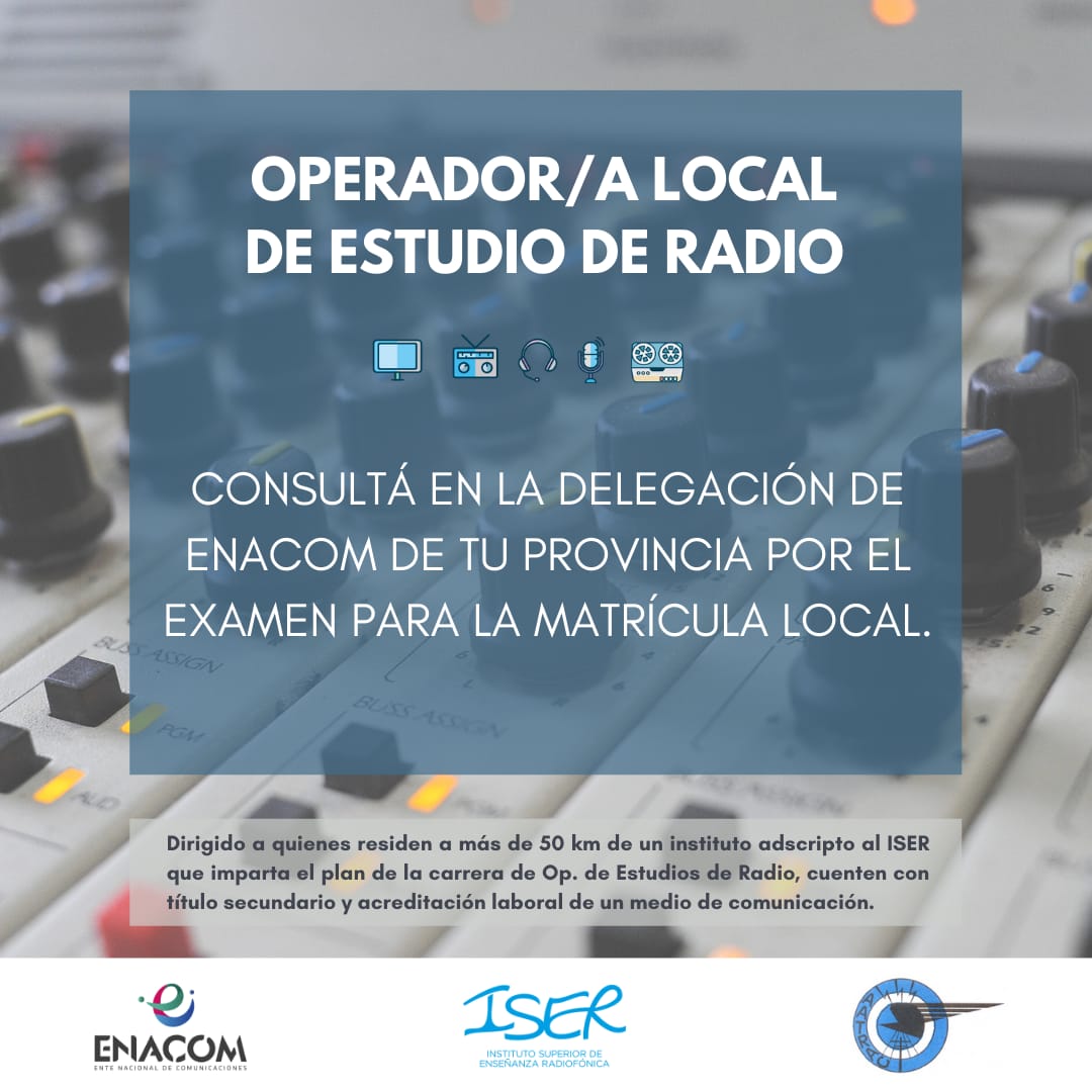 Certificado de operador de radio