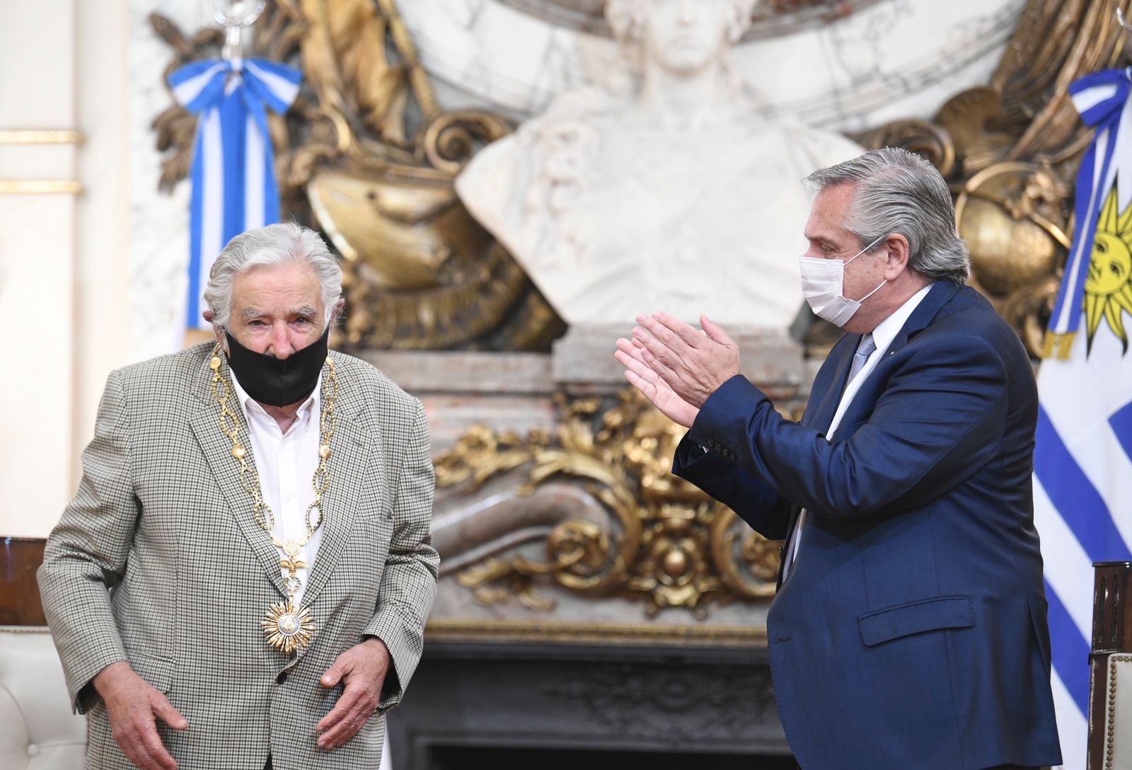 El Presidente Otorgó Condecoración Al Expresidente De Uruguay Pepe Mujica